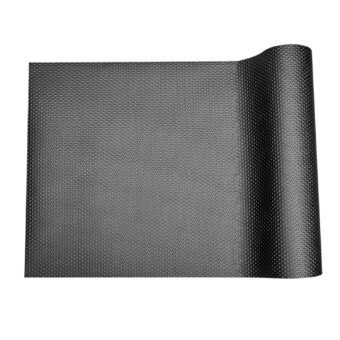 Bearded Dragon Tank Accessories, Reptile Terrarium Liner Substrate for Leopard Gecko, Snake, Lizard and Tortoise, Non-Adhesive Reptile Carpet Bedding for Reptile Tank, Black