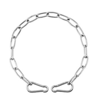Gate Chain for Outdoor Fence - Rustproof Metal Gate Latch Chain with Hooks, Secure and Durable for Garden, Yard, and Farm Use - Easy Installation, Weather Resistant (1 Pack)