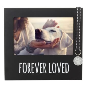 Pearhead Forever Loved Pet Keepsake Picture Frame, Photo Frame for Pet Owners and Dog Lovers, Ideal Memorial Gift for Loss of Dog and Pet Remembrance, Wall Mount And Tabletop...