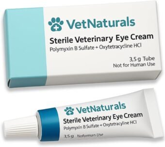 Pet Eye Cream– Gentle Eye Care for Dogs, Cats, Horses, Birds, Cattle, Sheep, Puppies & Kittens – Supports Eye Comfort, Reduces Redness & Discharge – 3.5g Tube