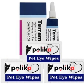 Pet Eye Cream Health for Dogs, Cats, Cattle, Sheep, Horse, Bird 1/8 oz /3.5gr, 1 Tube