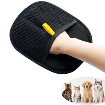 Reusable Pet Hair Removal Gloves, Electrostatic Hair Remover, Efficient Grooming Gloves for Pet Hair, Dog and Cat Fur Electrostatic Gloves for Couch, Clothes, Carpet, Bed Sheet
